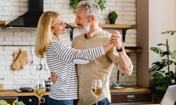 middle-aged American couple